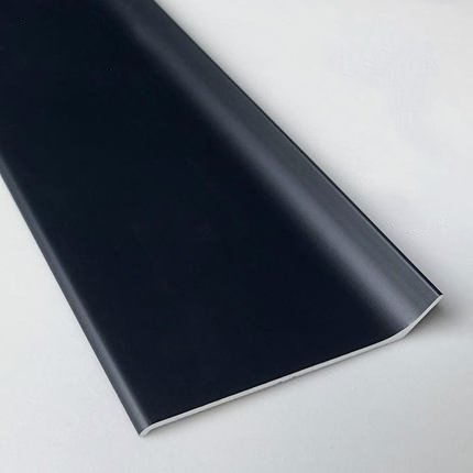 Aluminium Baseboard Profile 80mm Decorative Wall Skirting Protector Skirting Board