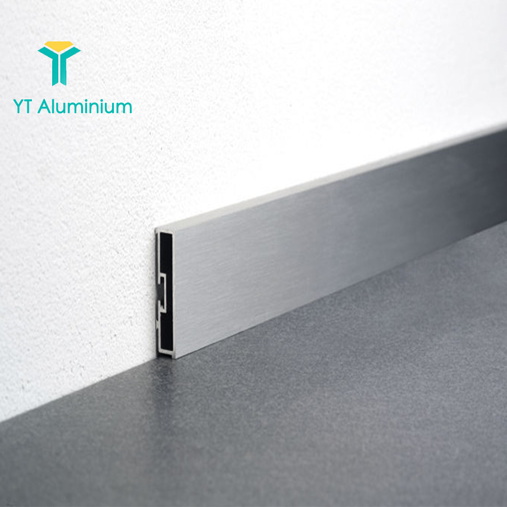 Aluminium Floor Skirting Board Laminate Skirting Board Cover Using For Floor and Wall