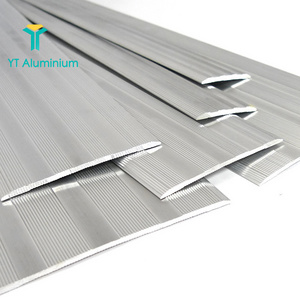 Bright Silver Flat Aluminium Door Floor Edging Bar Trim Threshold 40mm