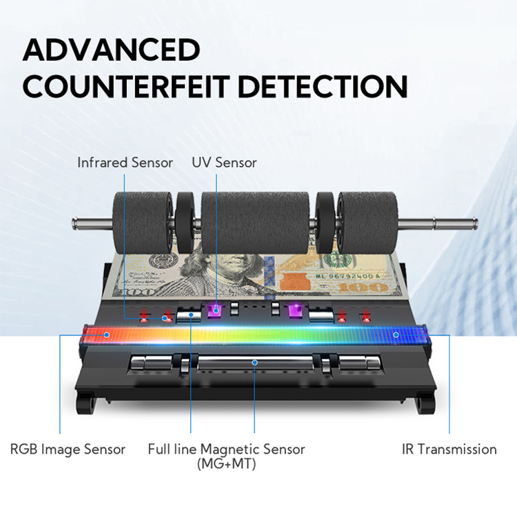 Counting Machine Banknote Currency Sorter Cash Coin Counter And Money Top Grade Bank Note Detector