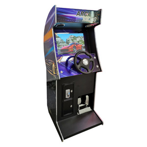 Coin Operated Outrun Video Arcade  Car Racing Wooden Cabinet Electronic Video Game Machine For Sale