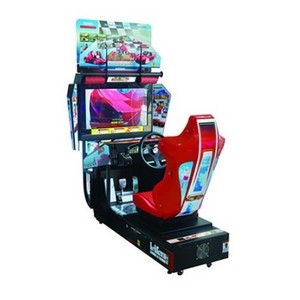 32 Inch LCD Outrun Coin Operated Car Racing Arcade Simulator Video Game Machine|Race Car Arcade Game For Theme Park For Sale