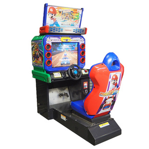 Mario Kart Arcade Car Racing Video Draving Simulator Game Machine For Sale|Mario GP 2  Coin Operated Arcade Games For Sale