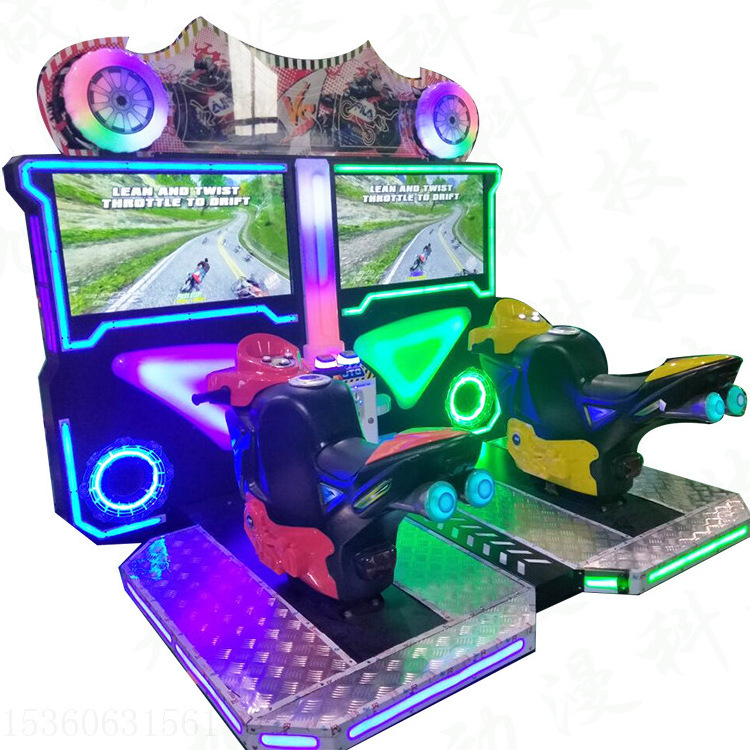 Luxury FF Motor Super Bike Car Racing Arcade Simulator Video Game Machine|Coin Operated Race Car Game Machine For Sale