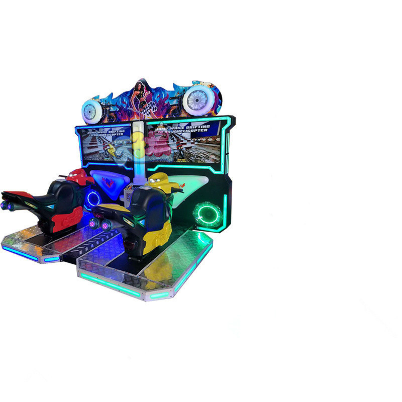 Luxury FF Motor Super Bike Car Racing Arcade Simulator Video Game Machine|Coin Operated Race Car Game Machine For Sale