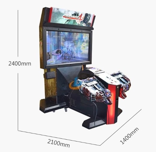 Hotselling The  House Of  Dead 4 Coin Operated Arcade Gun Shooting Video Simulator Game Machine For Sale