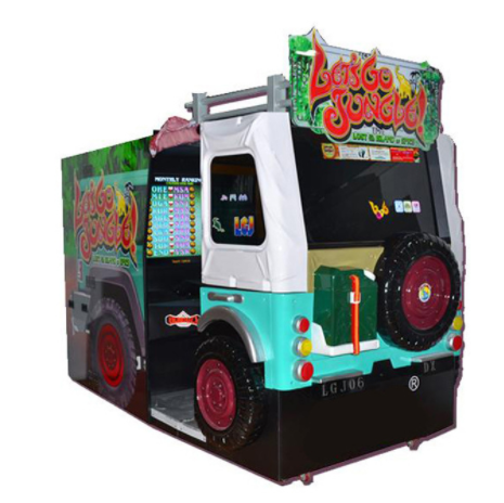 High Quality Indoor Sport  Amusement Coin Operated Arcade Let's Go Jungle Shooting Game Machine For Amusement Park For Sale