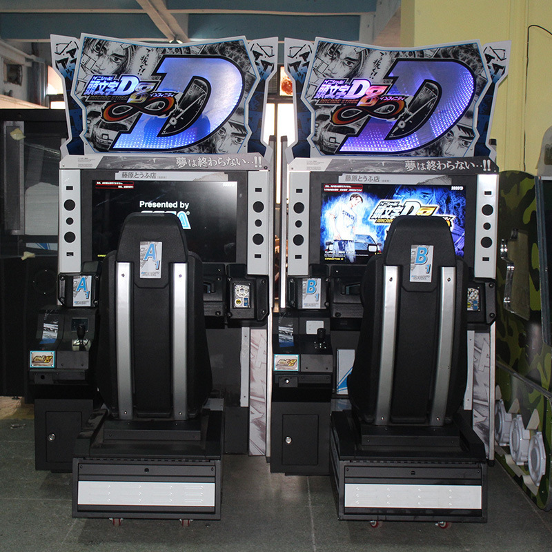 Hotselling Initial D 8 Coin Operated Car Racing Arcade Video Game Machine For Sale