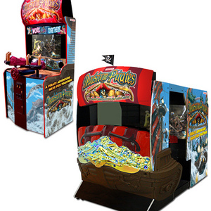 Coin Operated 55 lcd Dead Storm Pirates Laser Simulator Electronic Gun SHooting Arcade Video Game Machine For Sale