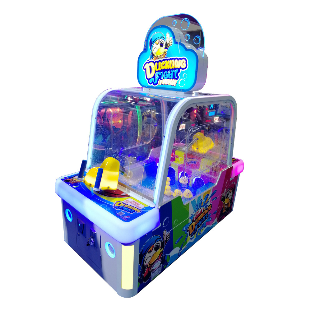 Coin Operated Arcade Top Sale Indoor Sport Amusement Duckling Fight Lottery Prize Ticket Game Machine For Sale