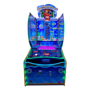 Hot selling Coin Operated Catch Gold Fish Hunting Ball Ticket Prize Arcade Redemption Lottery Game Machine For Sale