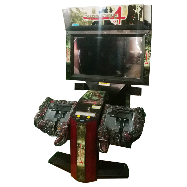 Hotselling The  House Of  Dead 4 Coin Operated Arcade Gun Shooting Video Simulator Game Machine For Sale