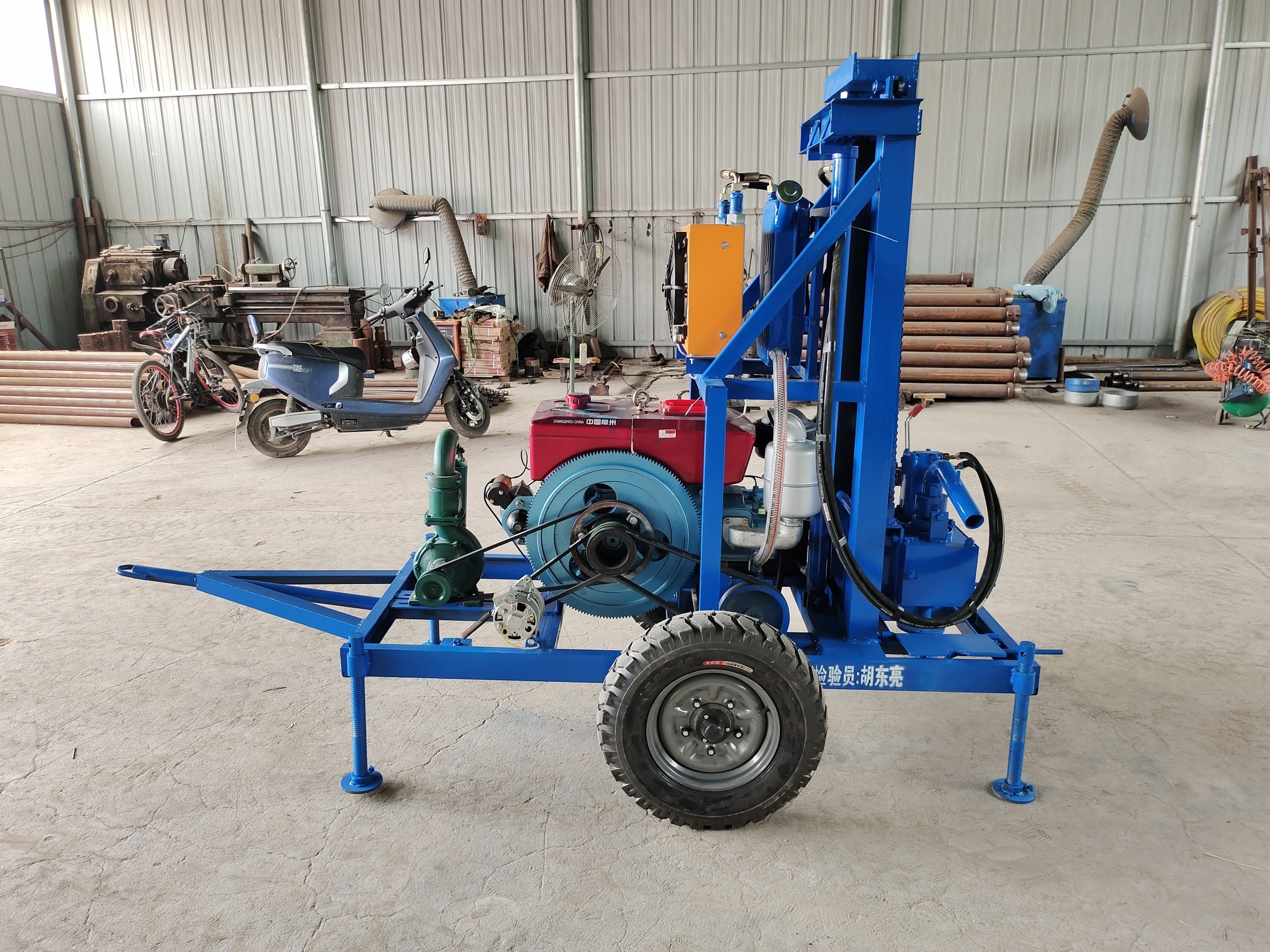 small underground mini borehole equipment portable drilling rig