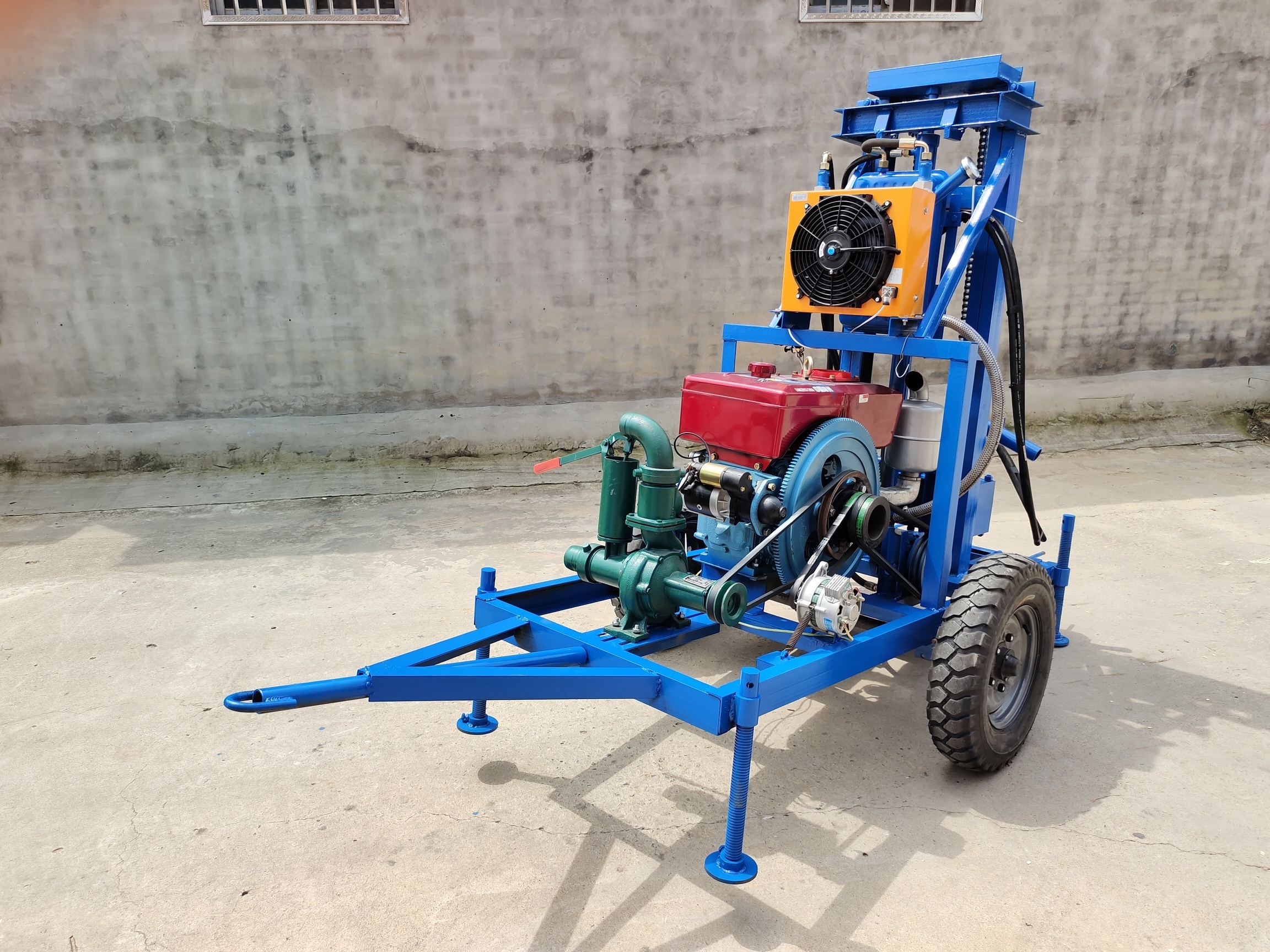 small underground mini borehole equipment portable drilling rig