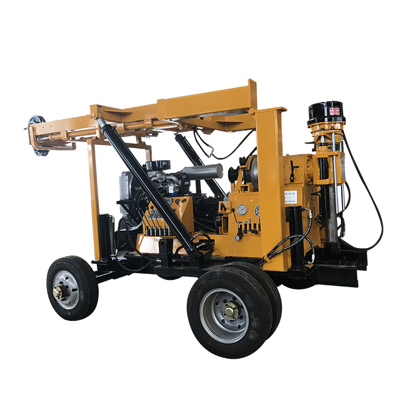 RC drilling rig for mineral sampling test in Quartz ore/vain