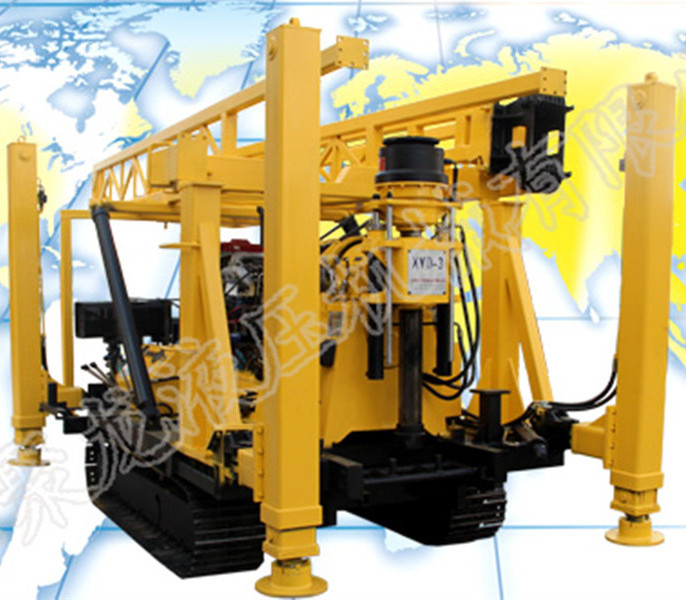 RC drilling rig for mineral sampling test in Quartz ore/vain