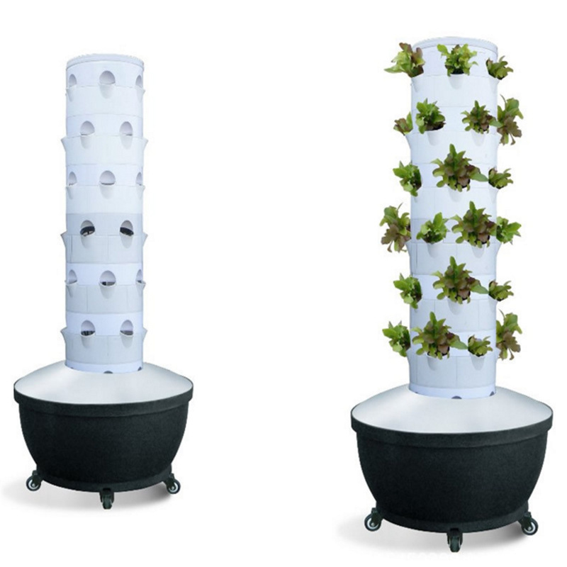 Indoor Plant Water Cycle Garden Growing Systems Vertical Hydroponic pineapple aeroponic Tower