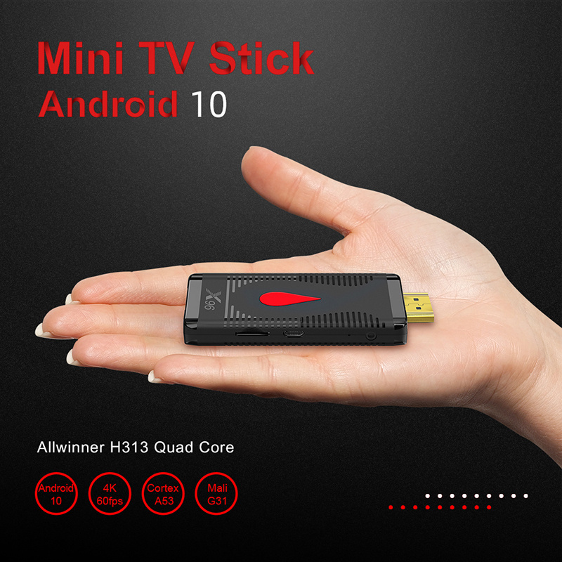 Newest wireless display x96 s400 allwinner h313 smart android mini pc tv stick dongle x96 s400