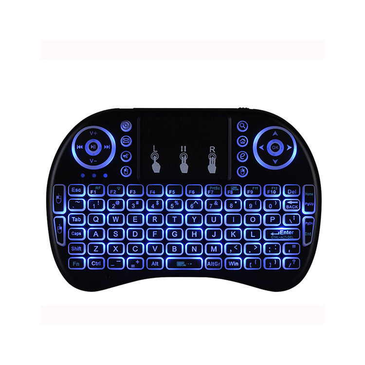 I8 MINI Wireless Keyboard 3 color backlit 7 color backlit I8 Air Mouse USB Touch screen change color for Android TV Box