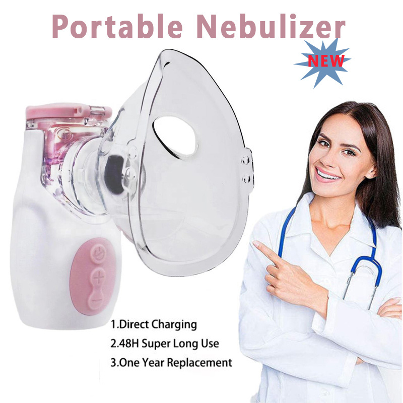 Children's Nebulizers Medical Mini Ultrasonic Portable Mesh Nebulizer Mini Baby Vibrating Medical Mesh Nebulizer Machine