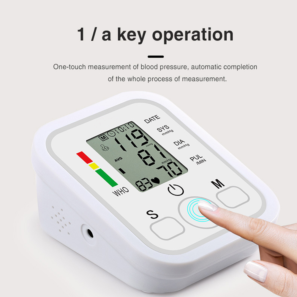 Digital Blood Pressure Monitor Electronic Sphygmomanometer Upper Arm Blood Pressure Monitor Home Use Blood Pressure Monitor