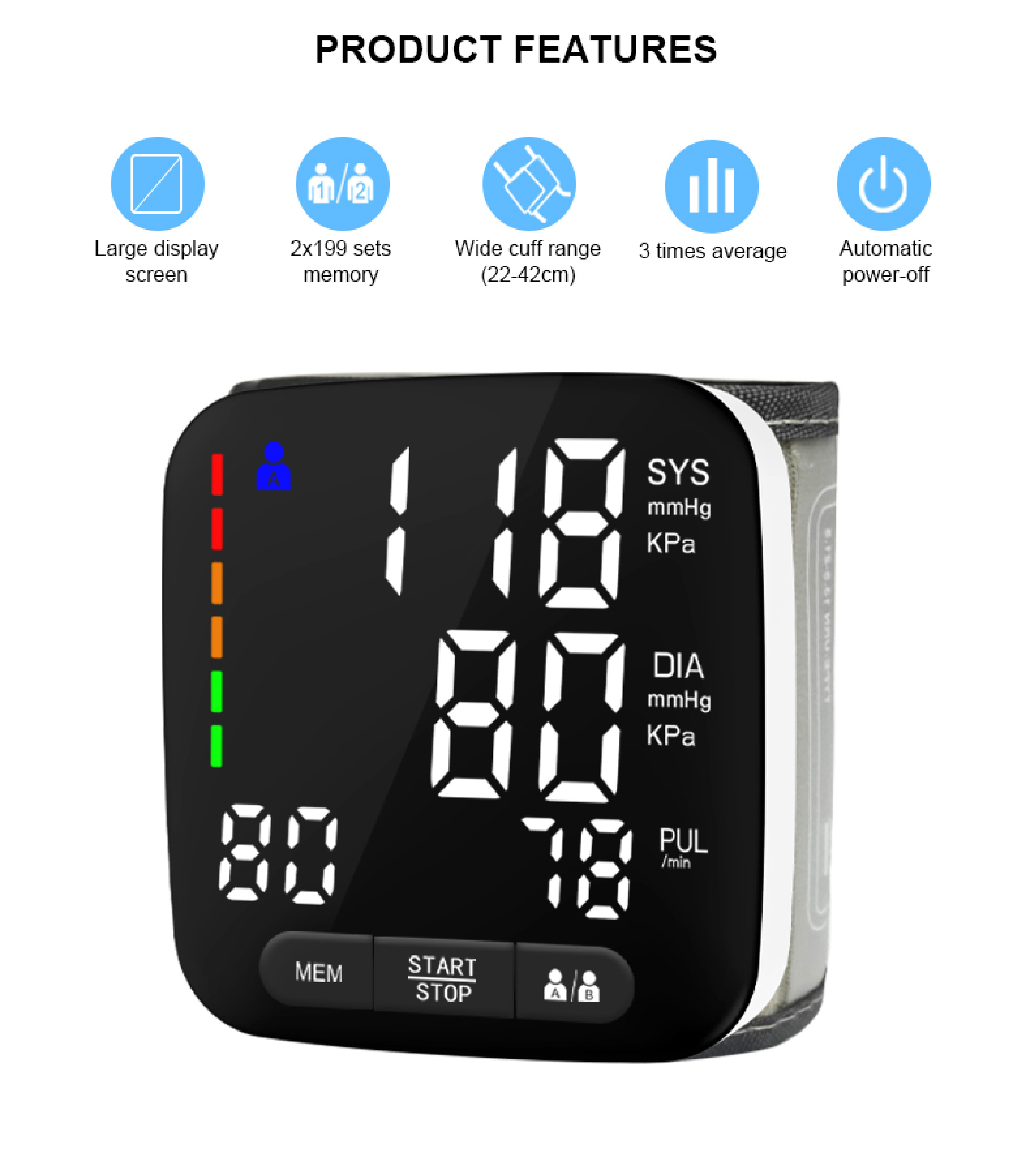 Sinocare Digital Bp Monitor Medical Bp Monitor Blood Pressure Digital Bp Machine Blood Pressure Monitor