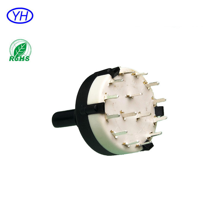 Factory Sales Customized 26MM Rotary Switch 8 position 10 position 12 Position Heater