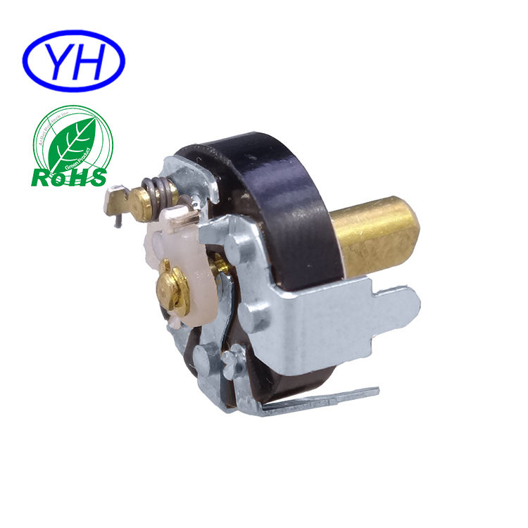 High quality RV12 R127NS C1 Carbon film 5 pins Reverse terminal 12mm linear 10k 100K Thumbwheel rotary potentiometer