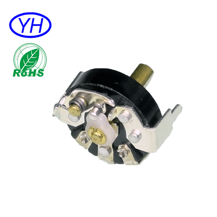 High quality RV12 R127NS C1 Carbon film 5 pins Reverse terminal 12mm linear 10k 100K Thumbwheel rotary potentiometer