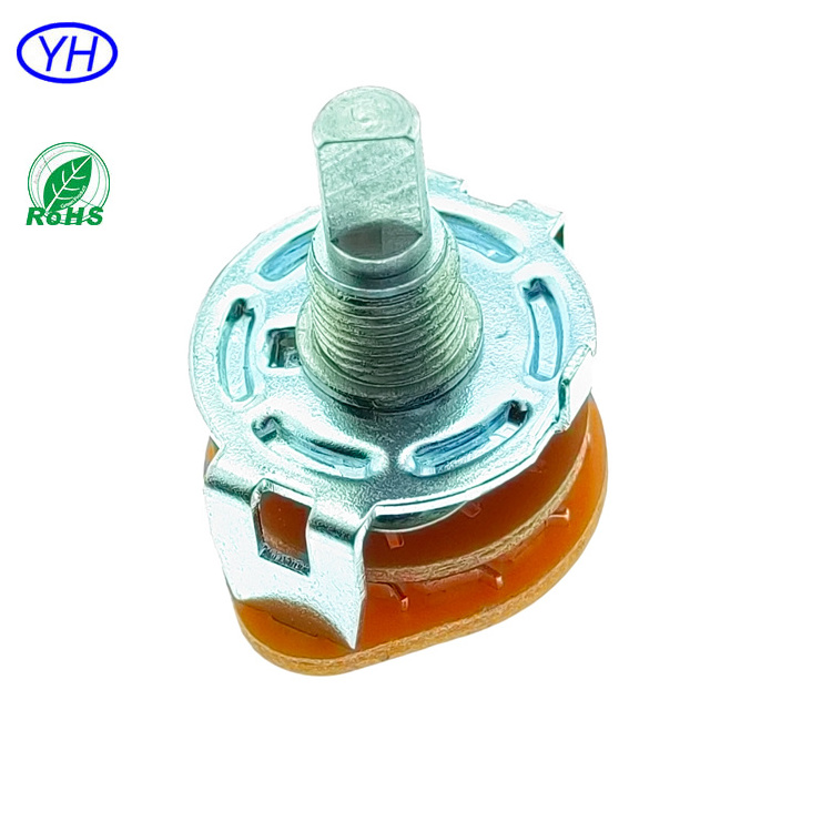 Free samples changeover angle 60 degree alpha rs25 25mm 2 3 4 5 6 7 8 9 10 1112 position rotary switch voltage selector