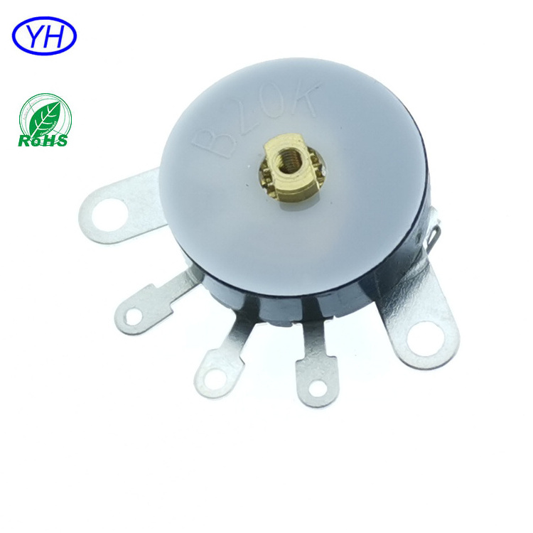 Free samples RV16 Factory price 1k 5k 10k 50k carbon film Rotary 16mm Thumbwheel Switch Potentiometers