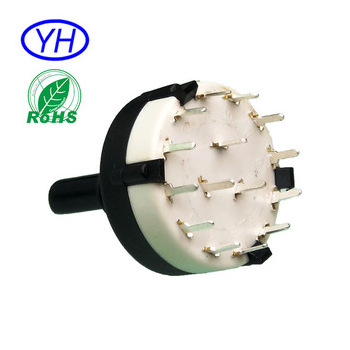 Guangdong factory Free samples 26mm ODM OEM mini 3 4 5 6 7 8 9 10 1112 position rotary switch