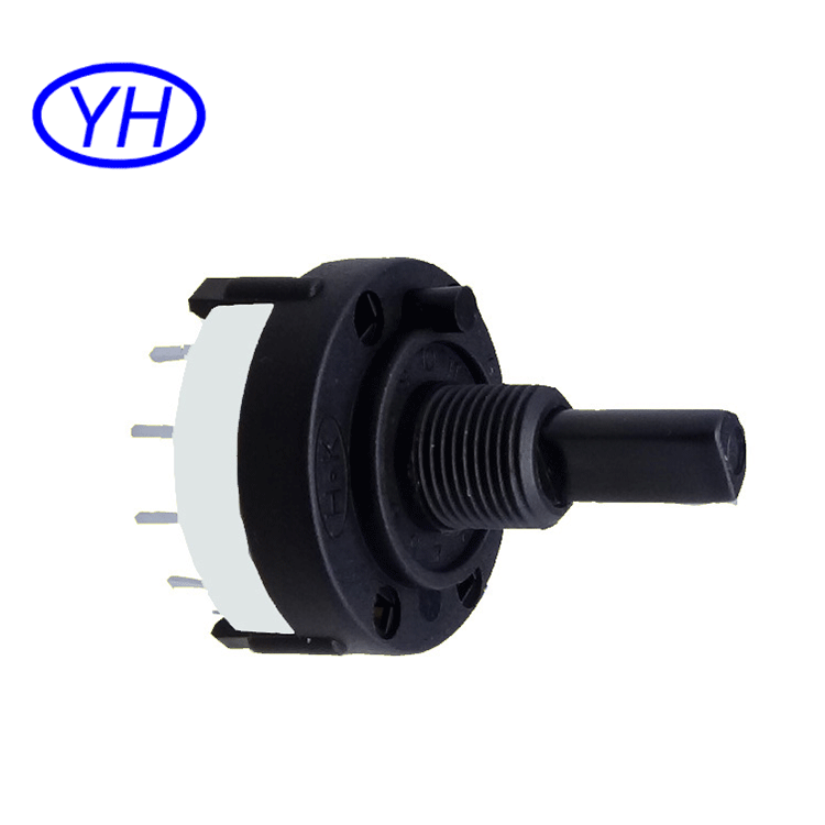 Guangdong factory Free samples 26mm ODM OEM mini 3 4 5 6 7 8 9 10 1112 position rotary switch