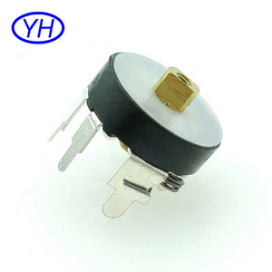 High quality 1K 2k 4.7k 5K 10k 20k 50k 47k 100k 500k ohm Carbon Film 12mm vertical  Rotary Thumbwheel Potentiometer switch