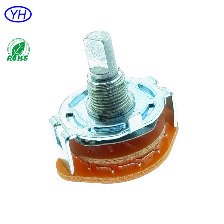 Free samples changeover angle 60 degree alpha rs25 25mm 2 3 4 5 6 7 8 9 10 1112 position rotary switch voltage selector