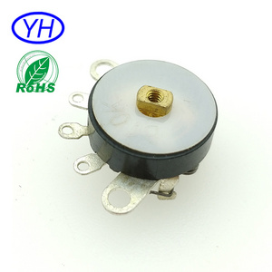 High quality 1k 2k 4.7 5k 10k 20k 47k 50k 100k 500k ohm Carbon Film 12mm thumbwheel potentiometer with switch