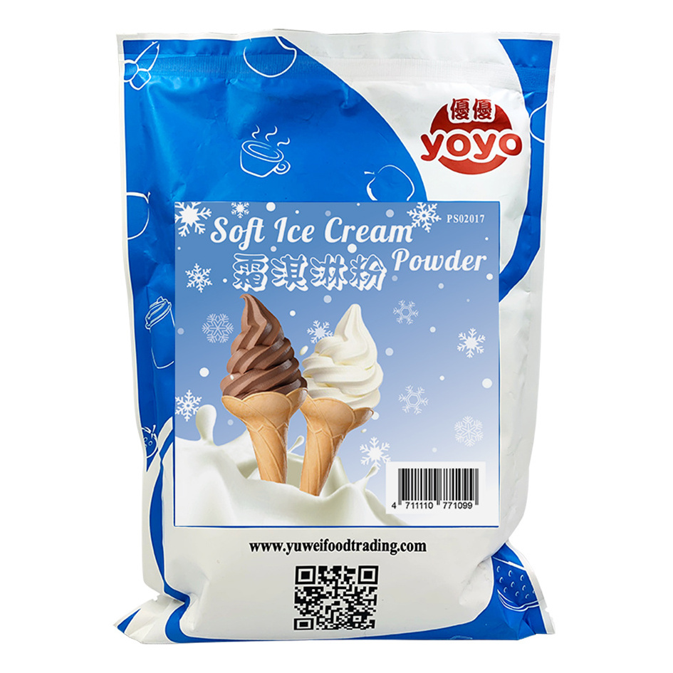 Soft Ice Cream Powder For Desserts Taiwan Bubble Tea Ingredient