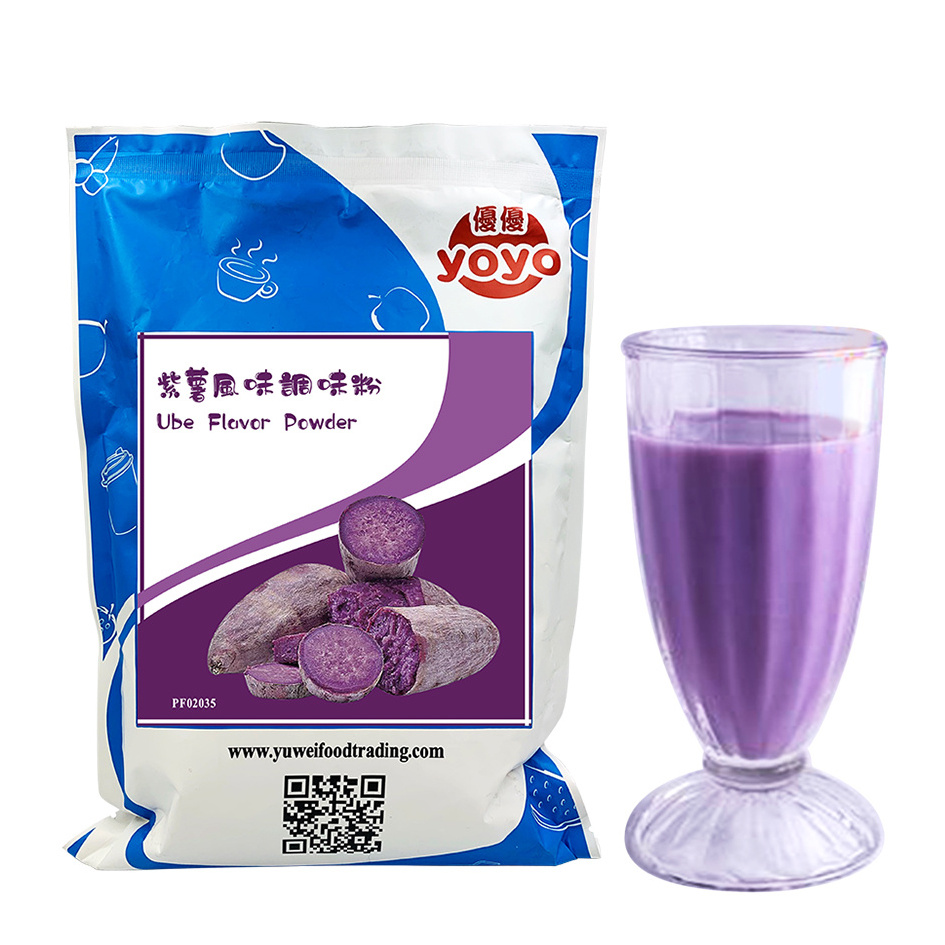 Milk Tea Powder Ube Flavor Milk Tea Beverage