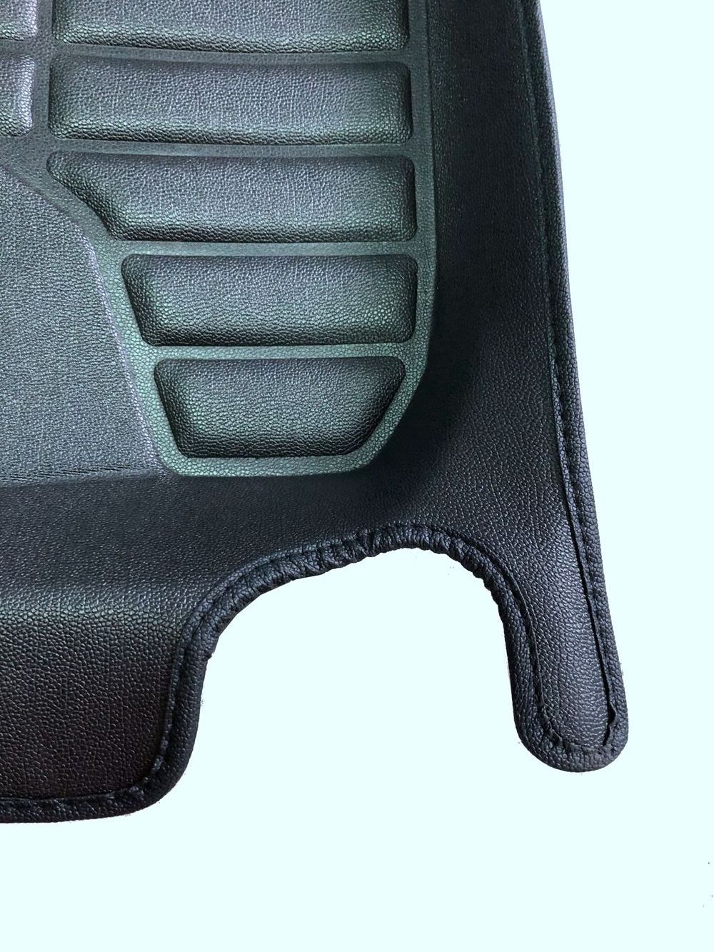 Waterproof anti-slip leather hot pressed 5d car floor mats for Kia Rio Cerato Fort Cadenza