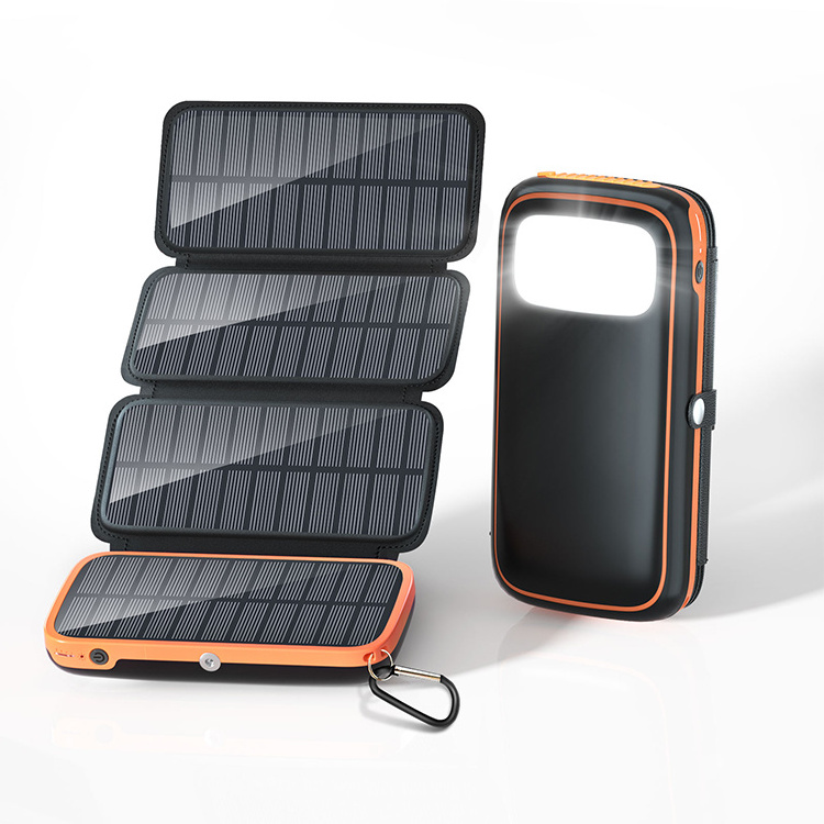 2024 Hot Sale Hiluckey High Capacity Charger 20000mAh  Power Bank Mobile Powerbank solar energy power banks for mobile phone