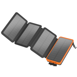 20000Mah Big Capacity Power Bank Solar Panels Camping Solar Phone Charger