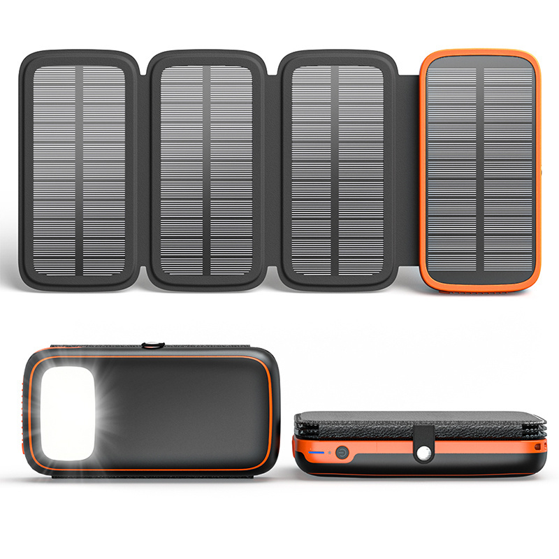 Hiluckey 2024 New ODM Wholesale External Battery Charger 20000Mah Solar Power Banks