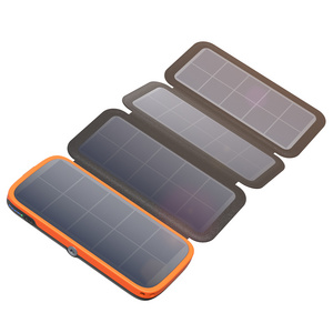 YongWay 2024 Grade A Li-polymer Battery Phone Charger Solar Panels Power Station Mobile Phones 10000mAh Solar Power Bank