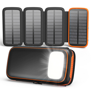 Outdoor Solar Charger 20000mah Portable Solar Energy Charger With USB Solar Power Bank