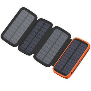 Hiluckey Foldable Charging Universal 20000Mah Generator Portable Panel Charger Solar Power Bank