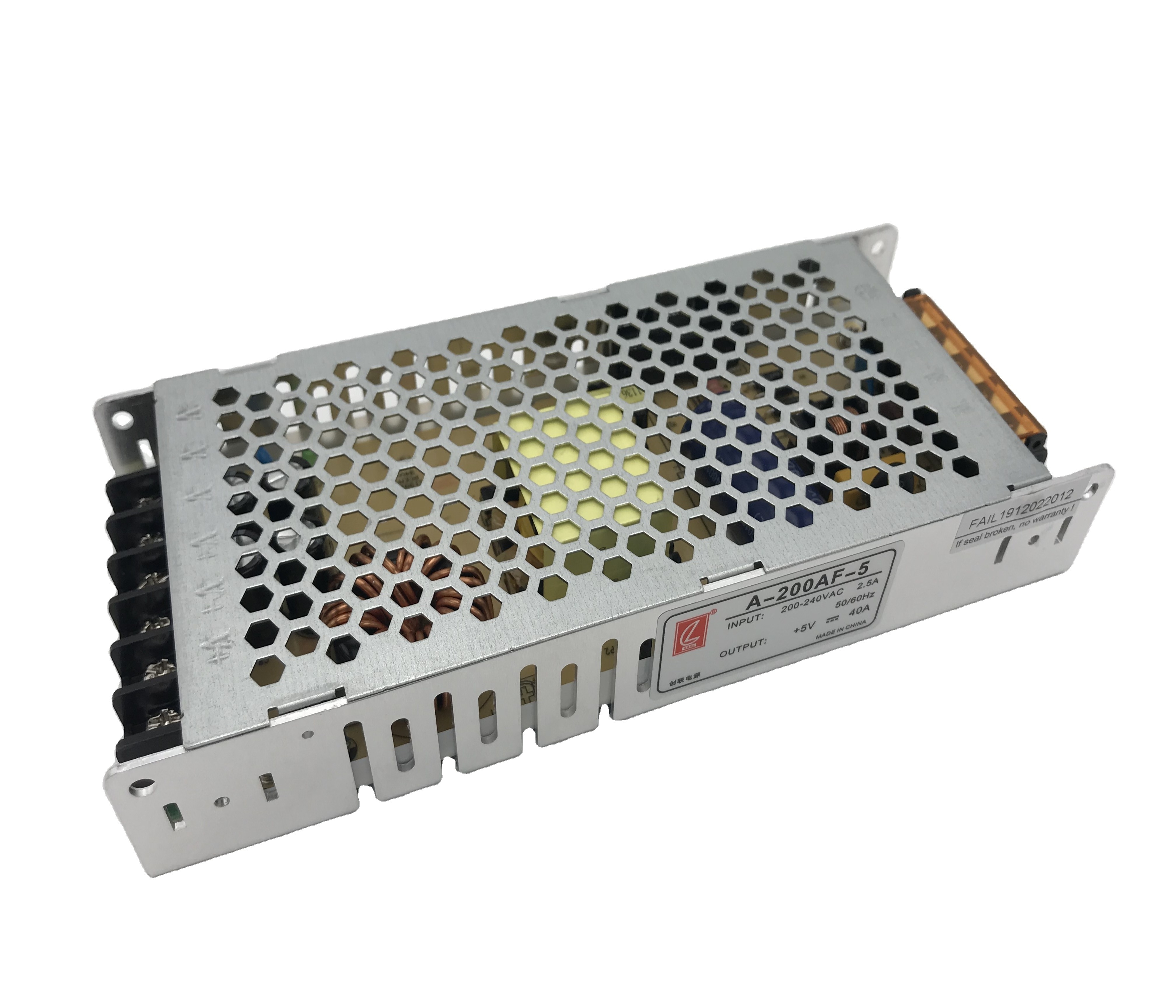 Top Quality CL A-200AF-5 5V 40A 200W  LED Display Screen Power Supply With CE ROHS