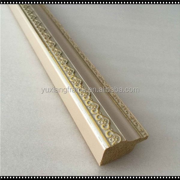 New product arts and crafts wall panel decoration of ps picture frame moulding/photo frame profile/mirror frame stick