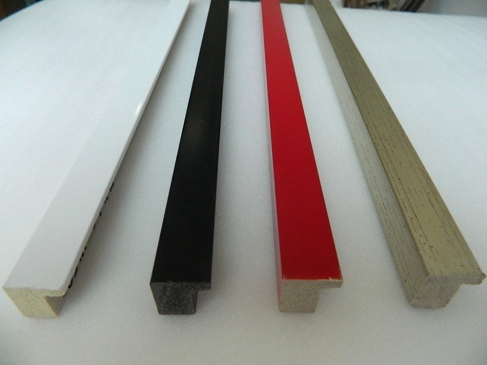 black color plastic shadow box frame molding profile in yiwu china