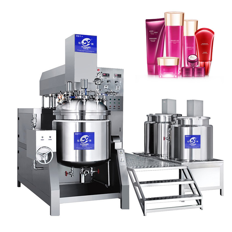 High quality liquid soap making machine vacuum emulsifying mixer cosmetics making machine