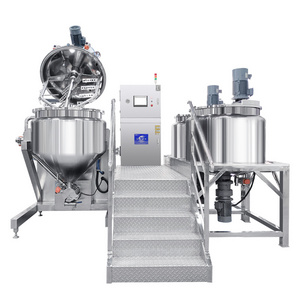 Homogenizer Emulsifying Vacuum Lab Small Emulsion Mixing Tank Manufacturers High Shear Mixer Mayonnaise Making Equipment